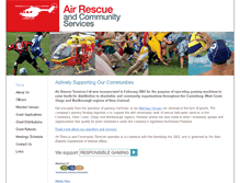 Tablet Screenshot of airrescueservices.co.nz